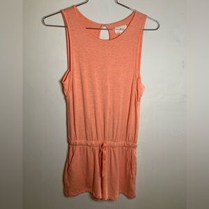 Lou & Grey Signaturesoft Short Romper​​ in Coral​​